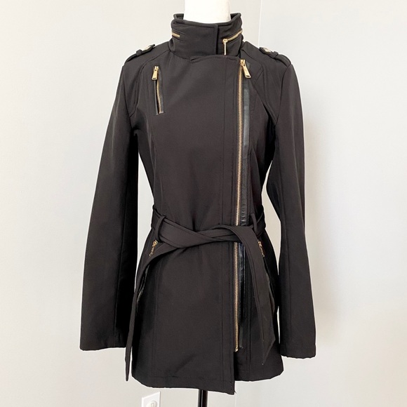 Michael Kors Fleece Line Soft Shell w/Hood - Picture 3 of 10